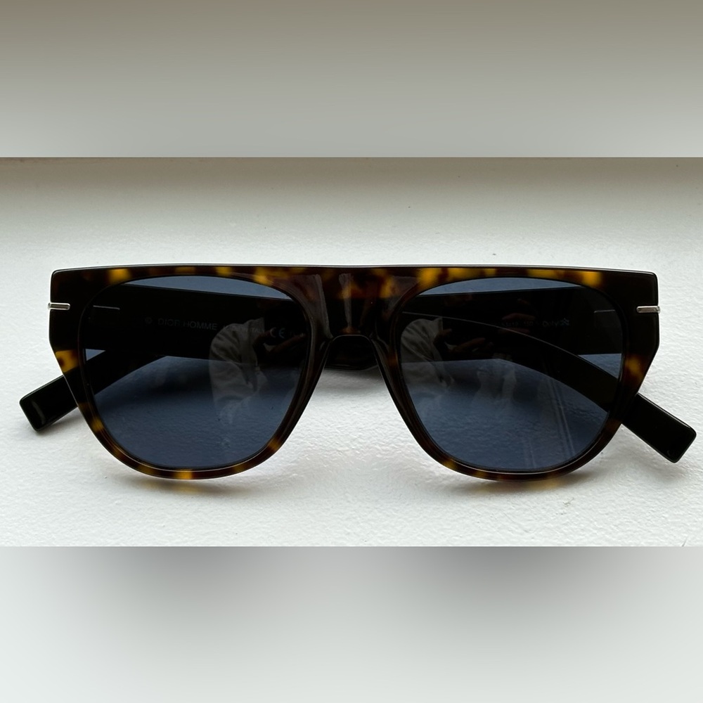 DIOR Blue Avio Square Men's Sunglasses